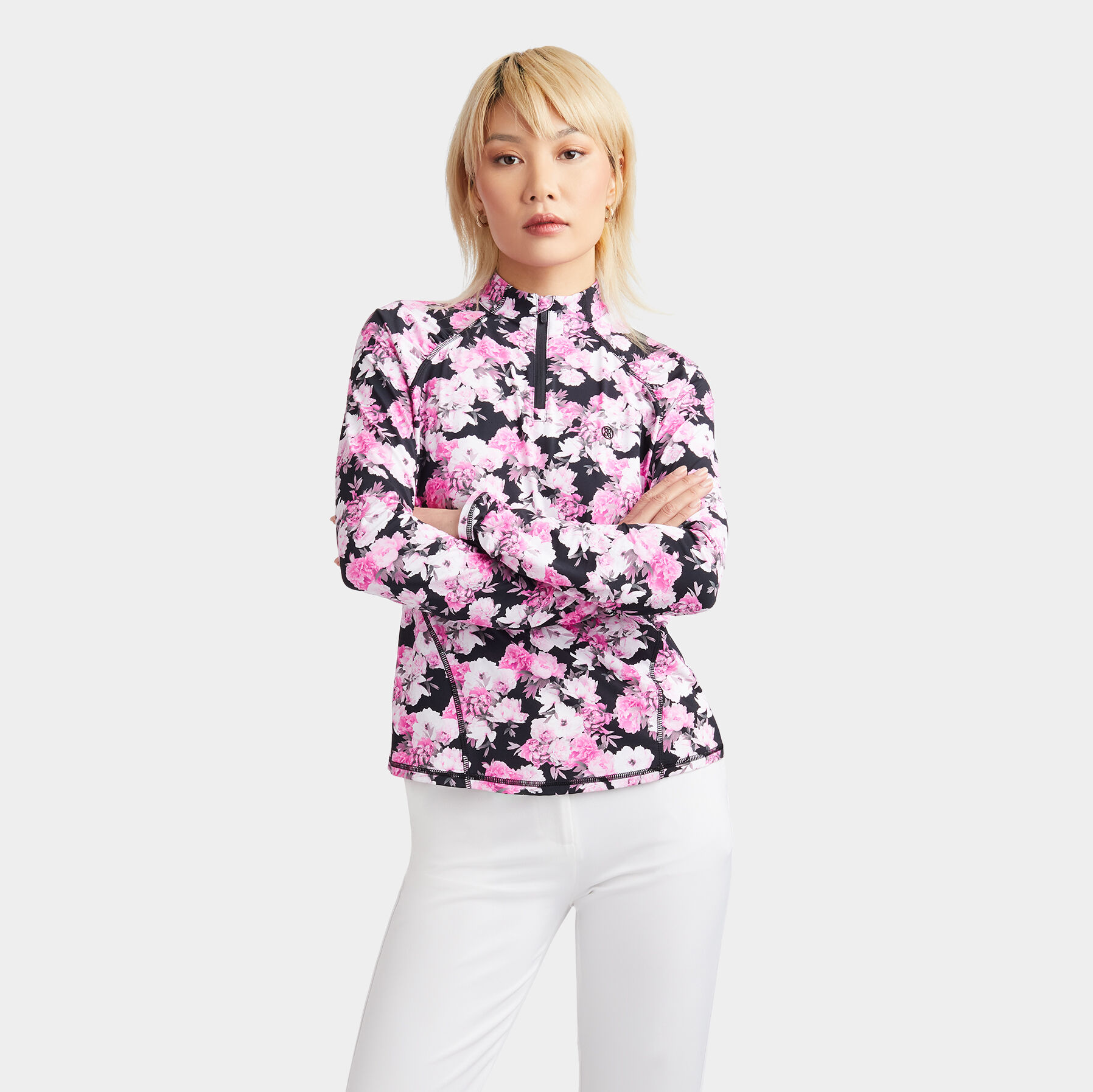 Nylon quarter zip pullover clearance