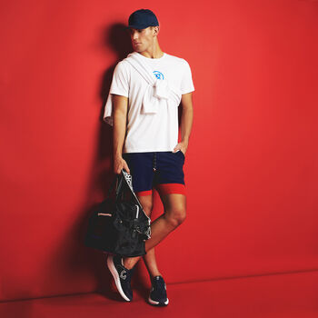 STRETCH WARP KNIT MESH LINED OPS SHORT