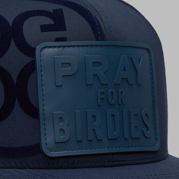 PRAY FOR BIRDIES PATCH PERFORATED DELTA HAT