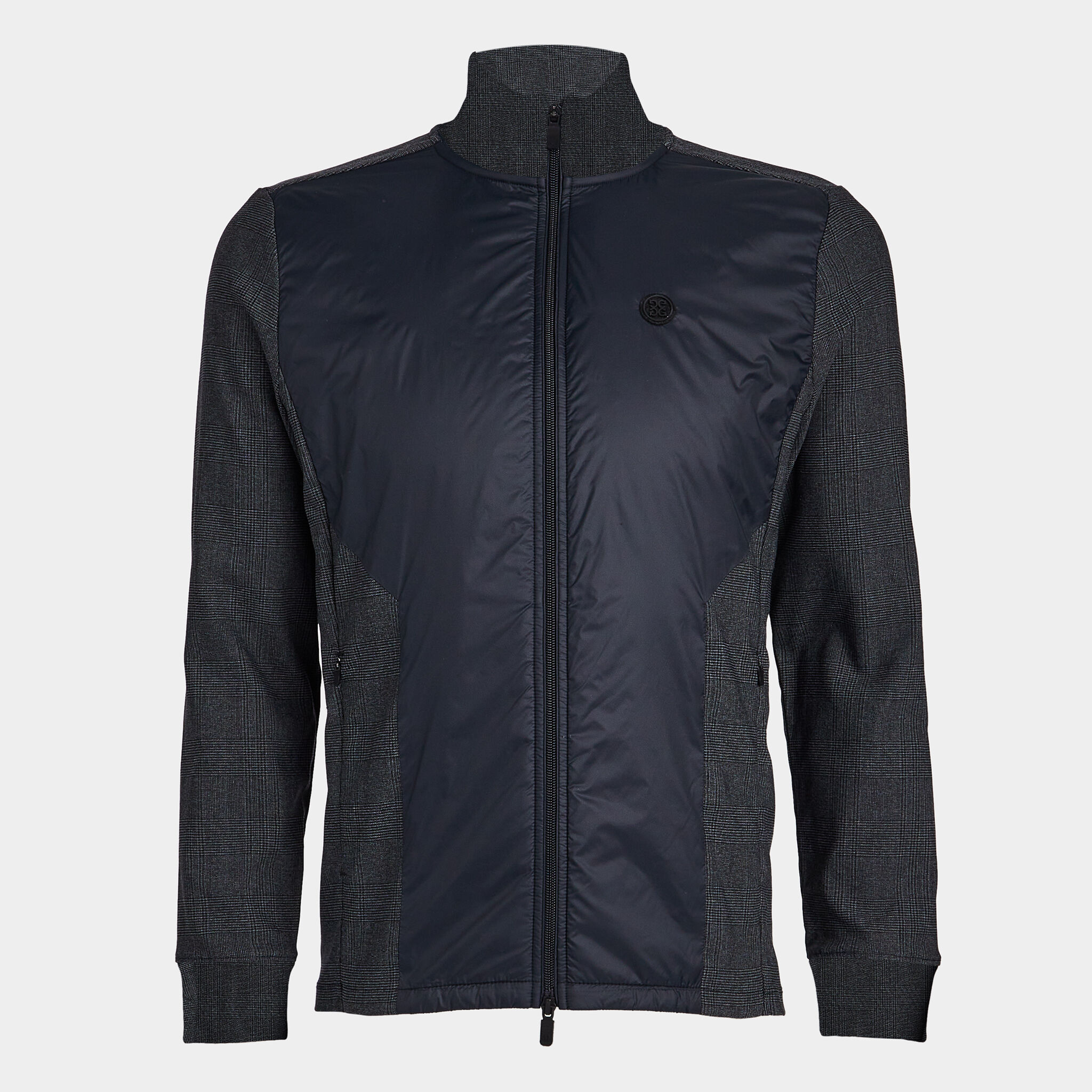 Plaid clearance track jacket