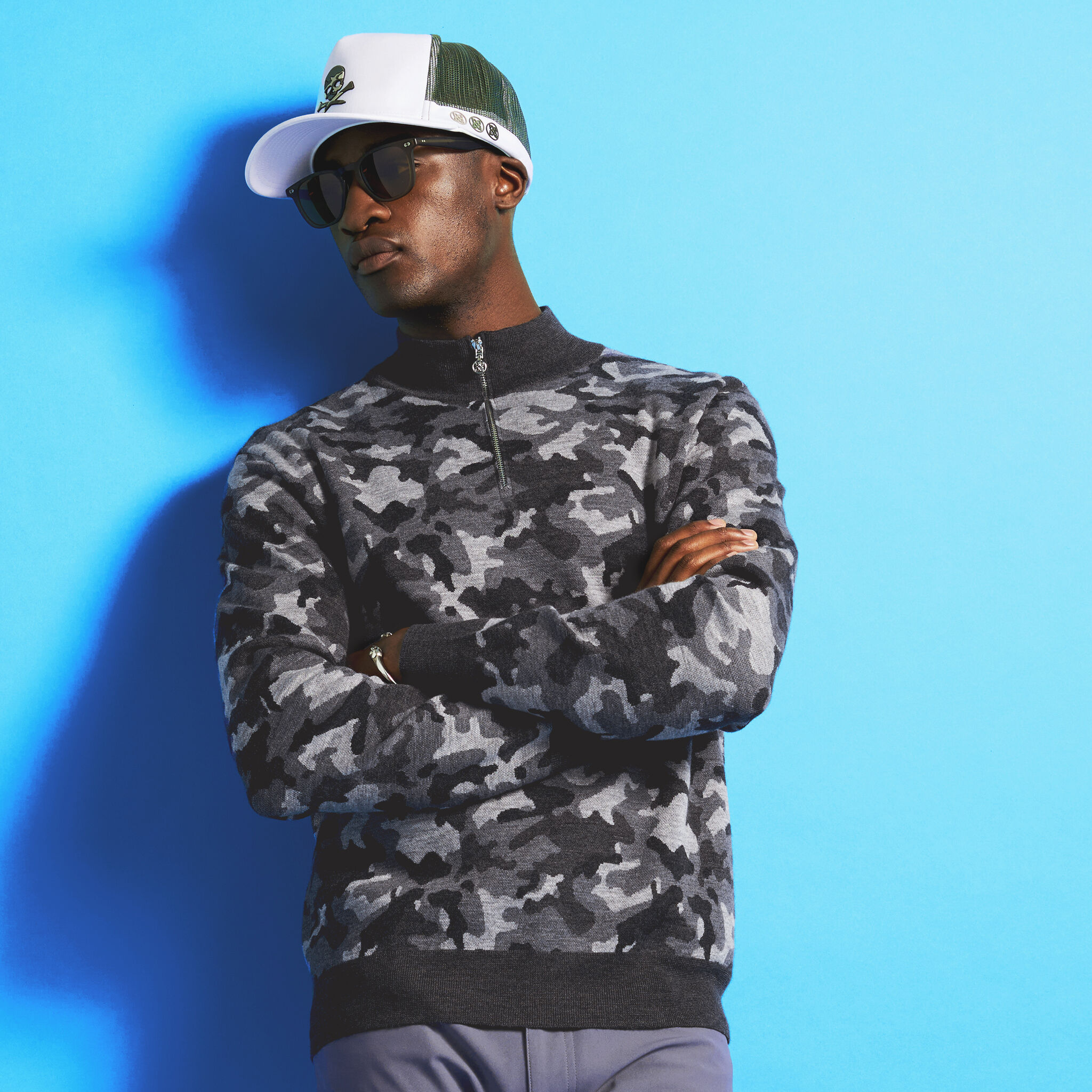 Merino wool quarter clearance zip