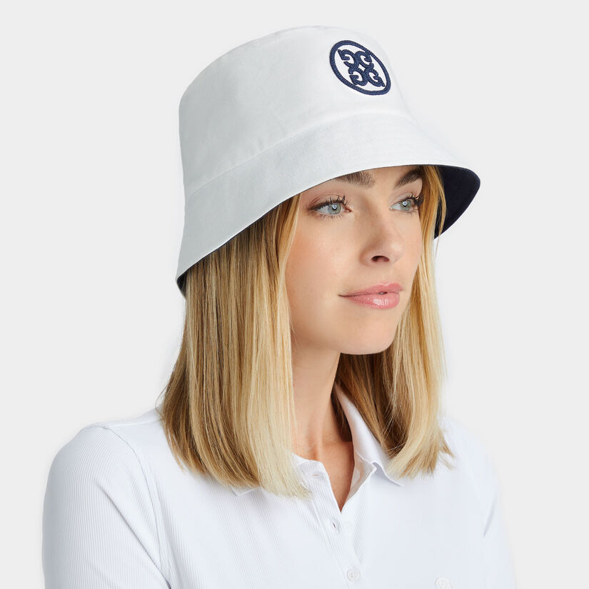 CIRCLE G'S REVERSIBLE COTTON TWILL BUCKET HAT | MEN'S HATS | G/FORE