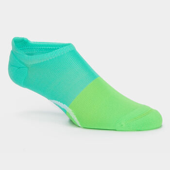 WOMEN'S TWO TONE NYLON NO SHOW SOCK