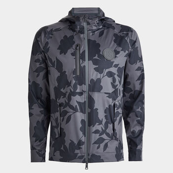 TONAL FLORAL WEATHER RESISTANT REPELLER JACKET