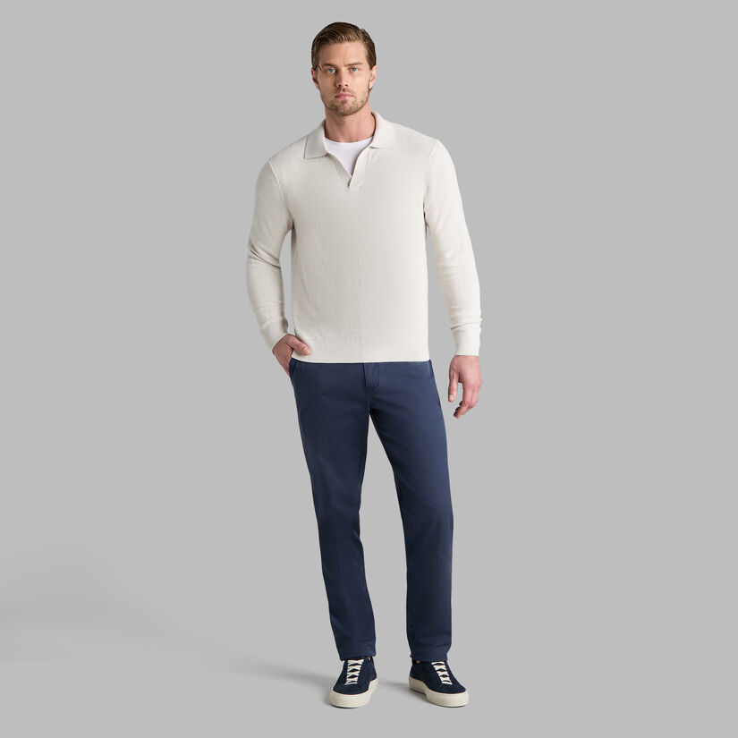 JOHNNY COLLAR COOLING COTTON JUMPER POLO image number 3