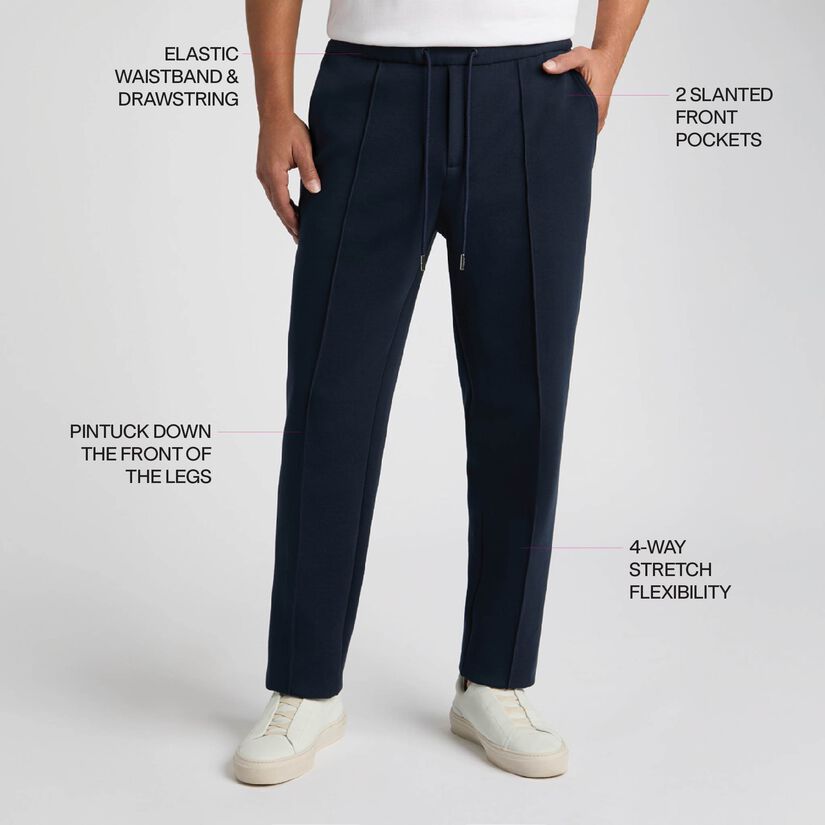 LTD RELEASE COTTON BLEND SCUBA TROUSER image number 3