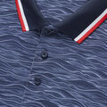 WAVE TECH JERSEY RIB COLLAR SLIM FIT POLO image number 6