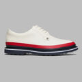 MEN'S GALLIVANTER TUXEDO STRIPE LEATHER GOLF SHOE image number 3