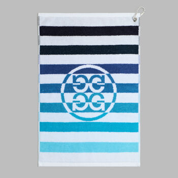 Alternative image of MULTI STRIPE GOLF TOWEL - Alternate Image 1