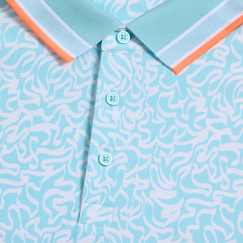 SCRIBBLE TECH JERSEY POLO image number 6