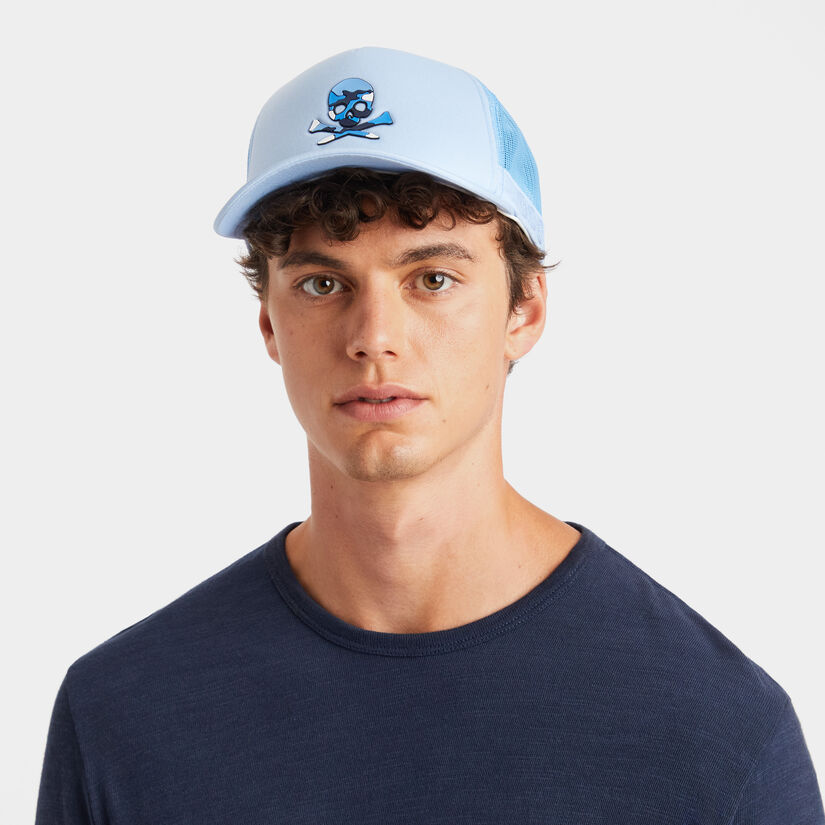 CAMO SKULL & T'S TRUCKER HAT image number 6
