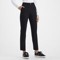 DOUBLE KNIT CIGARETTE LEG HIGH RISE STRETCH TROUSER image number 3