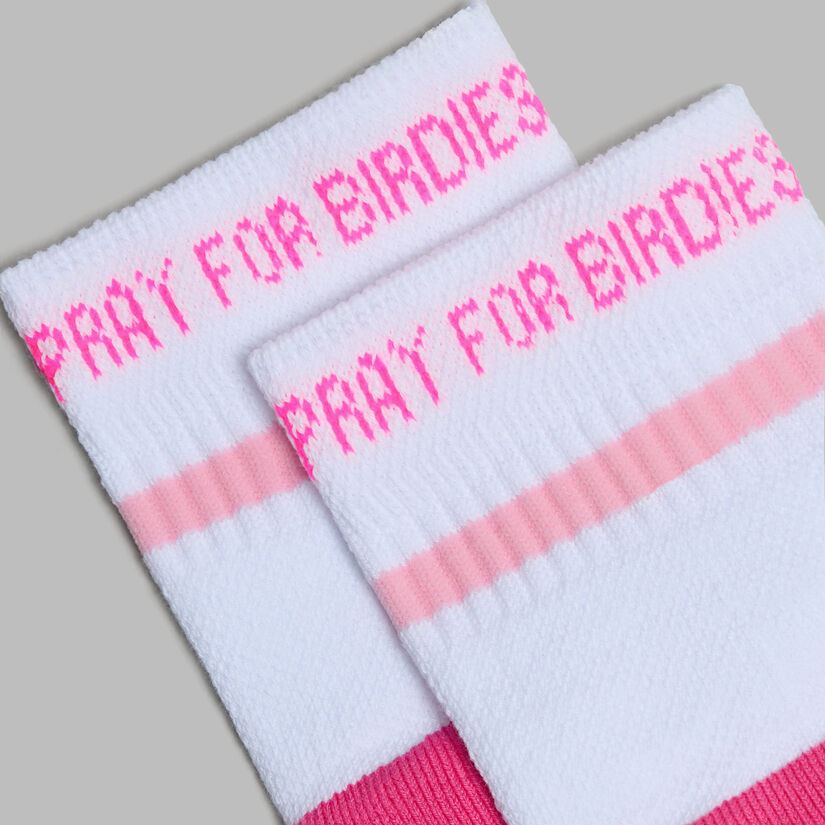 WOMEN'S PRAY FOR BIRDIES QUARTER SOCK image number 3