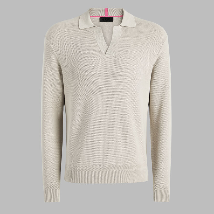 JOHNNY COLLAR COOLING COTTON JUMPER POLO image number 1