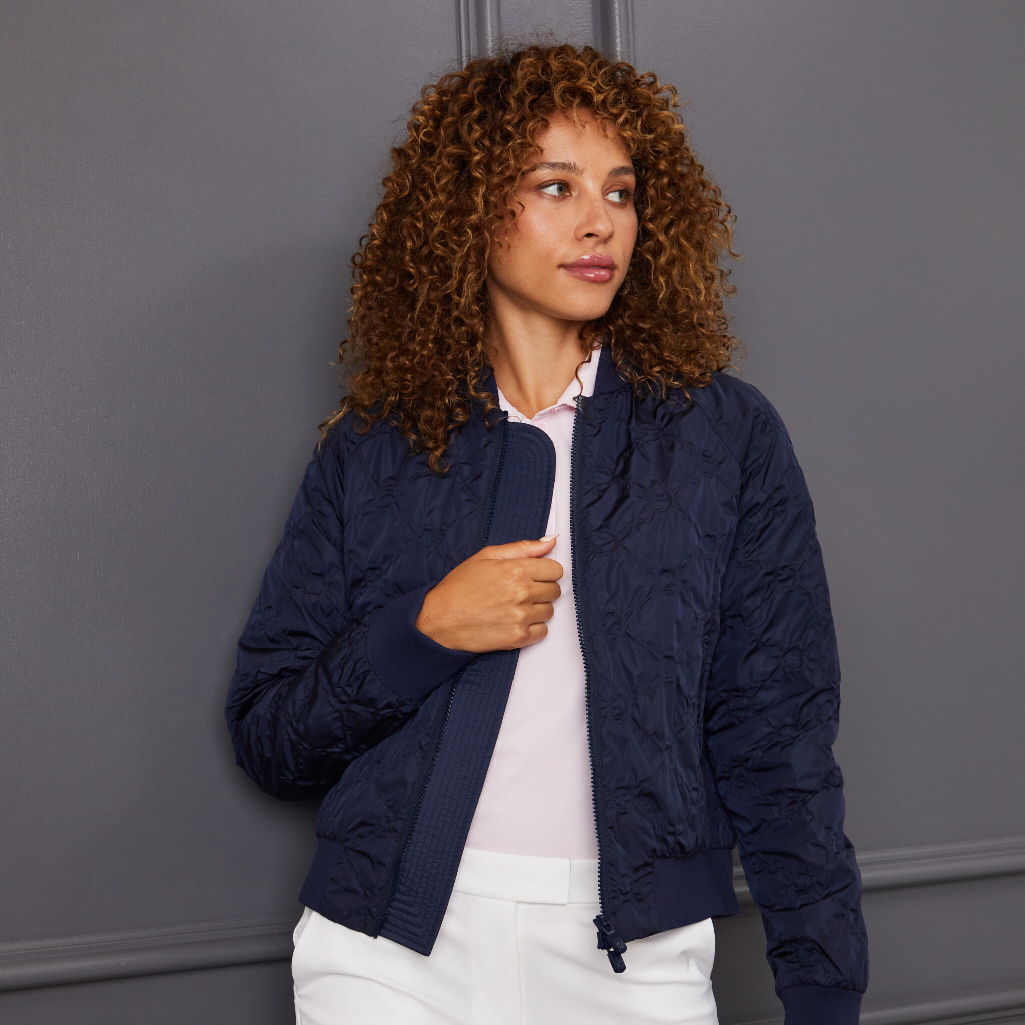 Two tone bomber jacket womens new arrivals