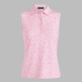 FIREWORKS SILKY TECH NYLON SLEEVELESS POLO image number 1