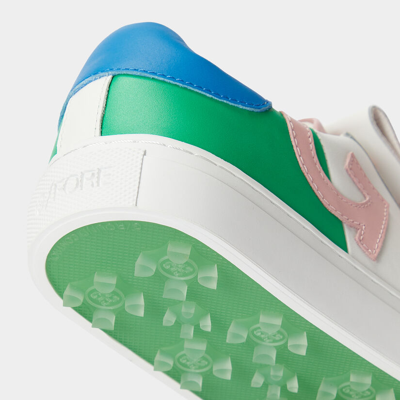 WOMEN'S DURF LEATHER COLOURBLOCK QUARTER G KILTIE GOLF SHOE G/FORE