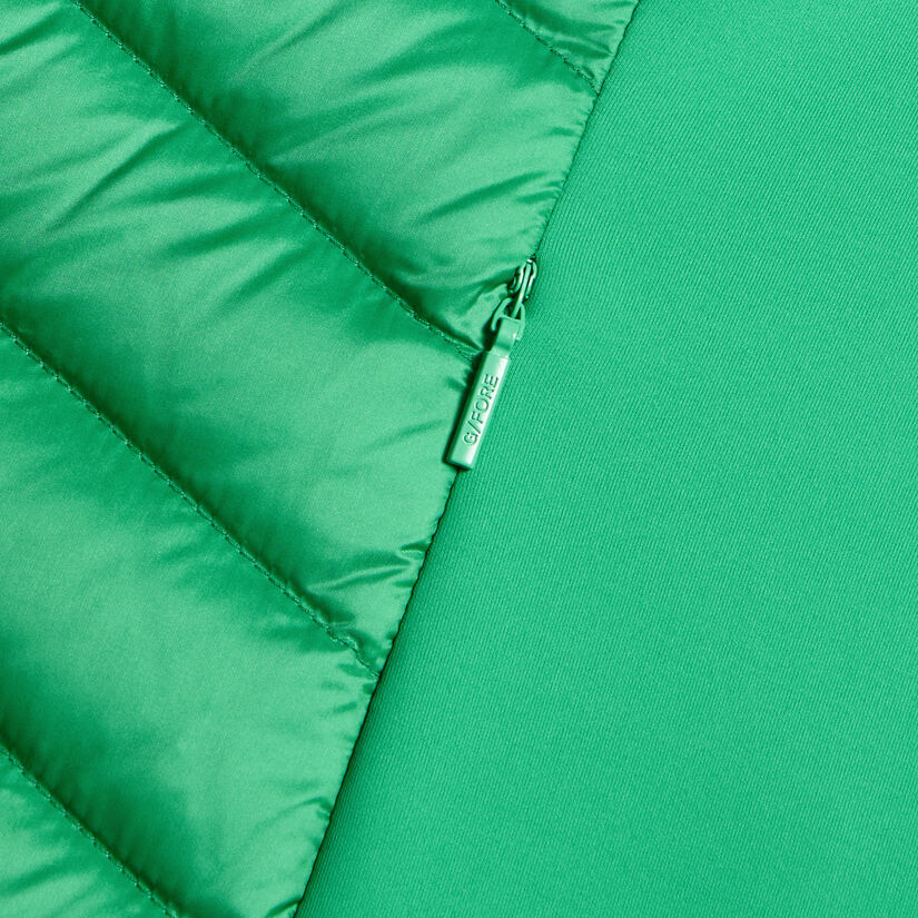 V-DOWN QUILTED STRETCH TECH INTERLOCK GILET image number 5