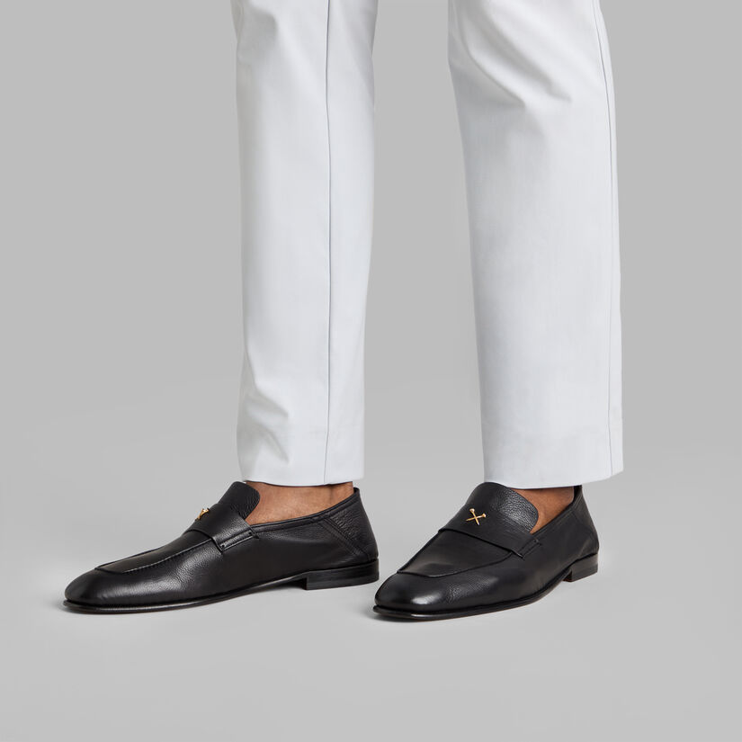 MEN'S METAL TEES LEATHER FLEX LOAFER image number 6