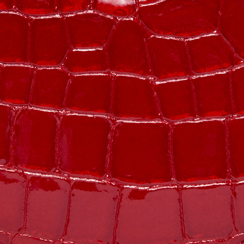 LOVE G CROC-EMBOSSED LEATHER COIN PURSE KEYCHAIN image number 3