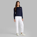 LOVE GOLF MERINO WOOL CREWNECK JUMPER image number 3