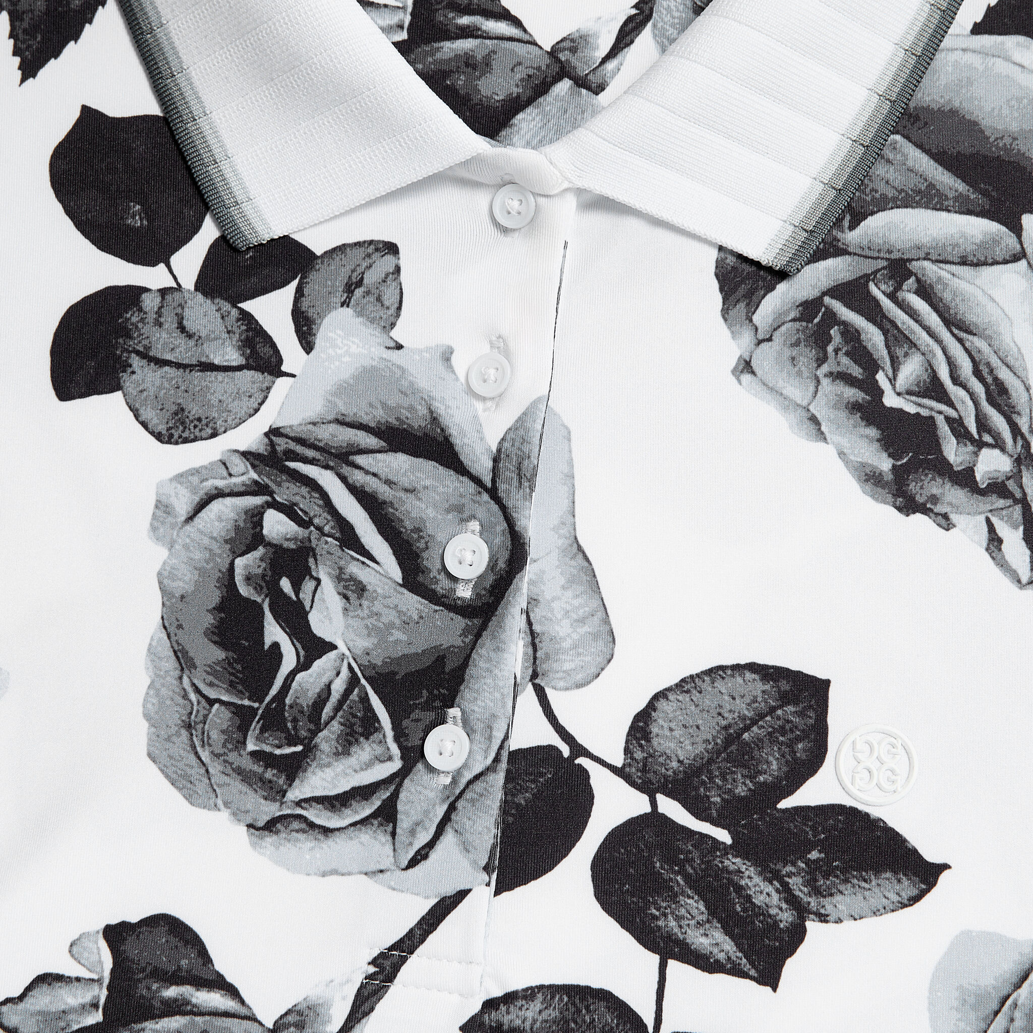 Floral polo black clearance