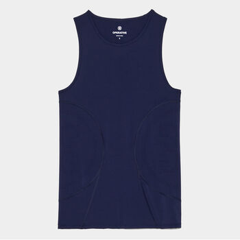 TECH NYLON SLEEVELESS PERFORATED CIRCLE G'S OPS TANK