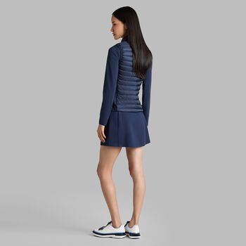 Alternative image of V-DOWN QUILTED STRETCH TECH INTERLOCK GILET - Alternate Image 1