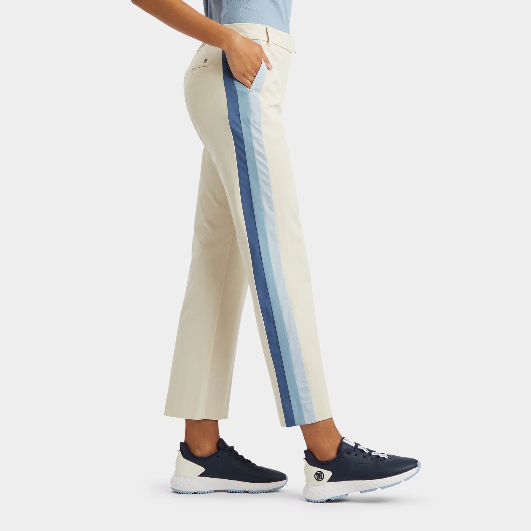 Side stripe clearance mens trousers