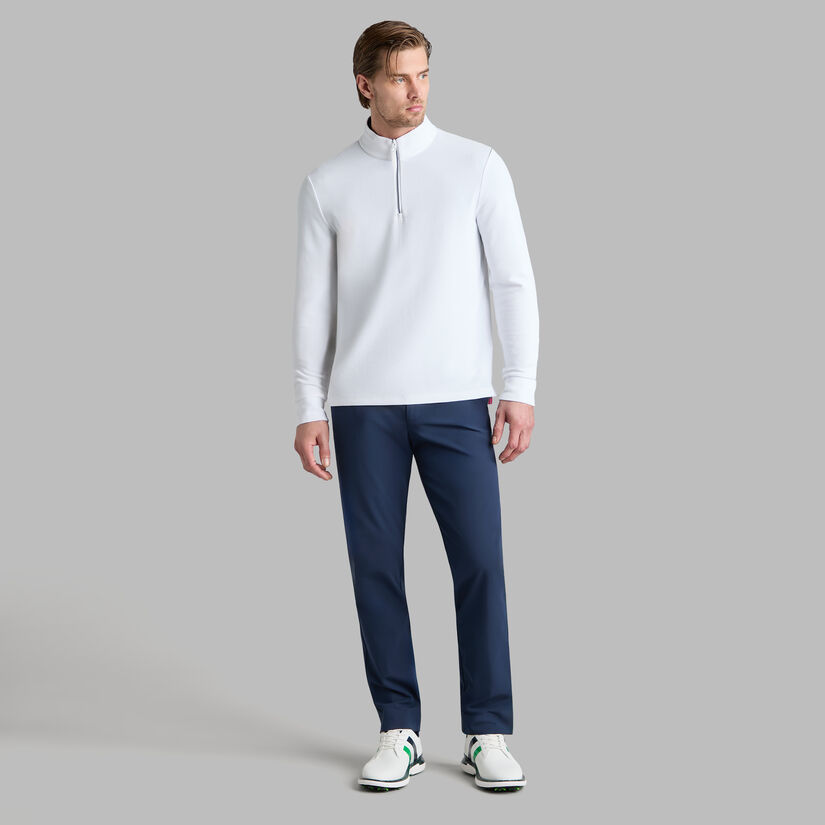 WAFFLE KNIT QUARTER ZIP image number 3