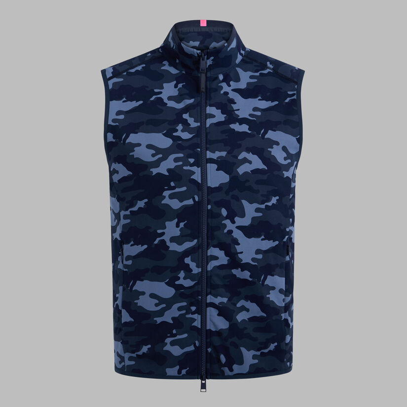 DOUBLE KNIT CAMO GILET image number 1