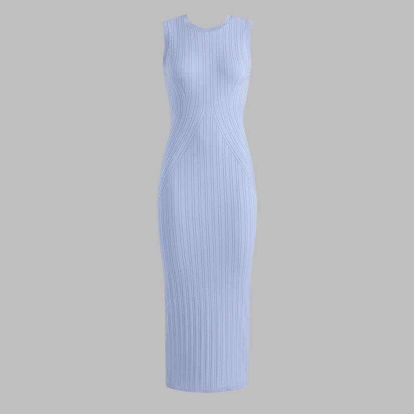 REFINED KNIT SLEEVELESS DRESS image number 1