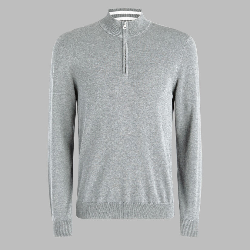 COOLING COTTON 1/4 ZIP JUMPER image number 1