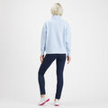 SKULL & T'S FRENCH TERRY BOXY QUARTER ZIP PULLOVER image number 5