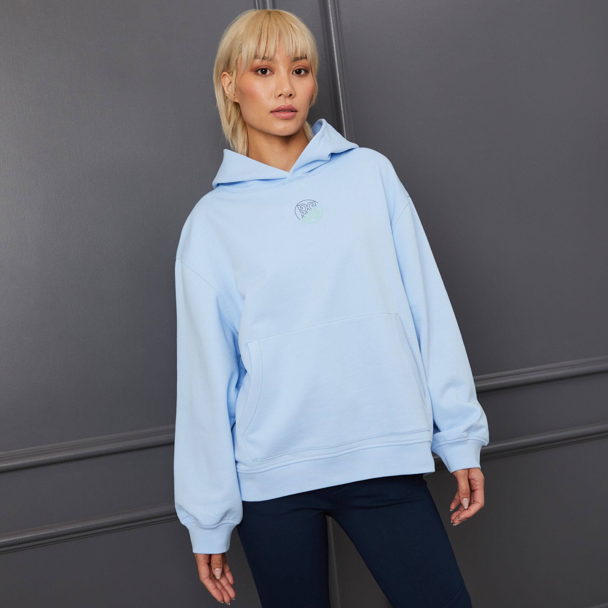 Oversized french terry hoodie cheap