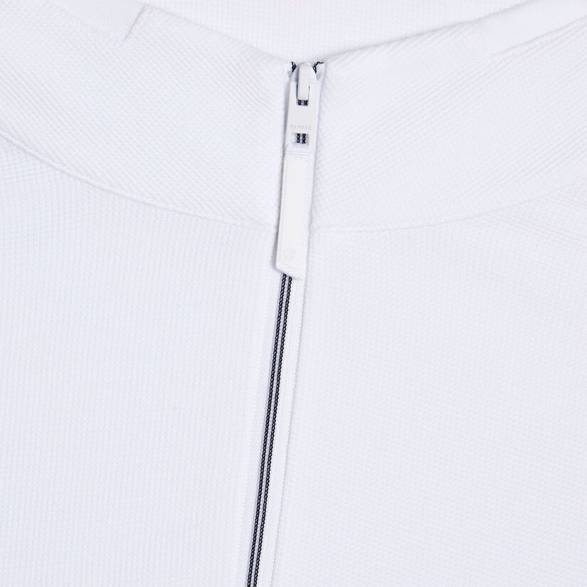 WAFFLE KNIT QUARTER ZIP image number 5