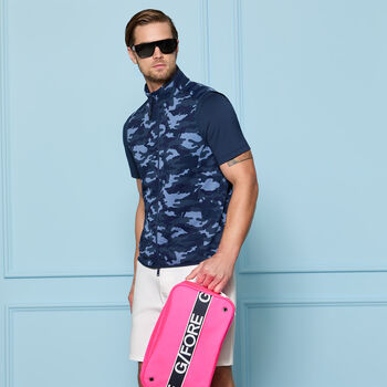 DOUBLE KNIT CAMO GILET