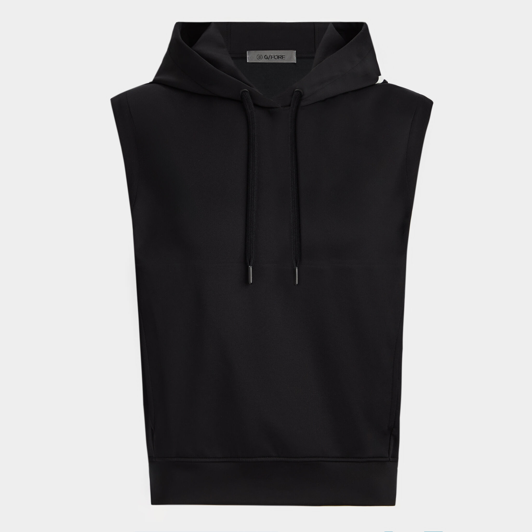 PRAY FOR BIRDIES DOUBLE KNIT BRUSHED BACK CROPPED SLEEVELESS HOODIE