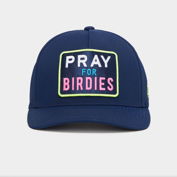 PRAY FOR BIRDIES STRETCH TWILL SNAPBACK HAT