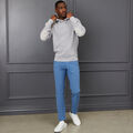 WAFFLE STITCH HOODED MERINO WOOL SLIM FIT PULLOVER image number 2
