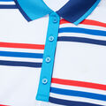 OFFSET STRIPE LIGHTWEIGHT TECH JERSEY POLO image number 6