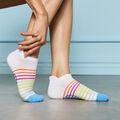 WOMEN'S MULTI STRIPE ANKLE SOCK image number 2