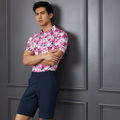 PHOTO FLORAL TECH JERSEY SLIM FIT POLO image number 2