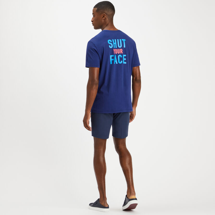 SHUT YOUR FACE COTTON SLIM FIT TEE image number 5