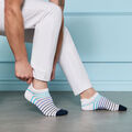 MEN'S MULTI STRIPE ANKLE SOCK image number 2
