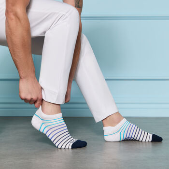 MEN'S MULTI STRIPE ANKLE SOCK
