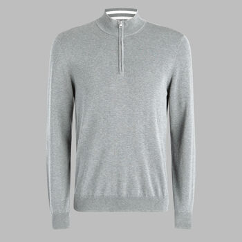 COOLING COTTON 1/4 ZIP JUMPER