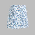 SCATTERED DITZY FLORAL SILKY TECH NLYON SKORT image number 1