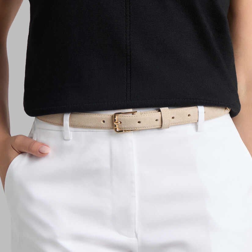 WOMEN'S METAL TEES SUEDE BELT image number 3