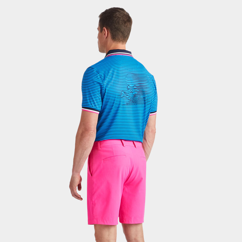 SKULL & T'S 3D BANDED SLEEVE TECH JERSEY POLO image number 5